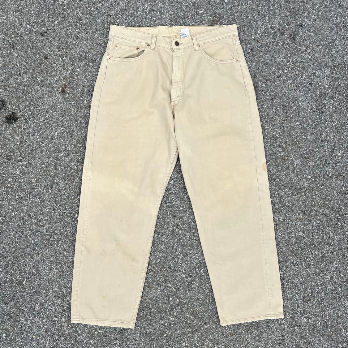 [36] 90s 미제 리바이스 565 크림 상품이미지2