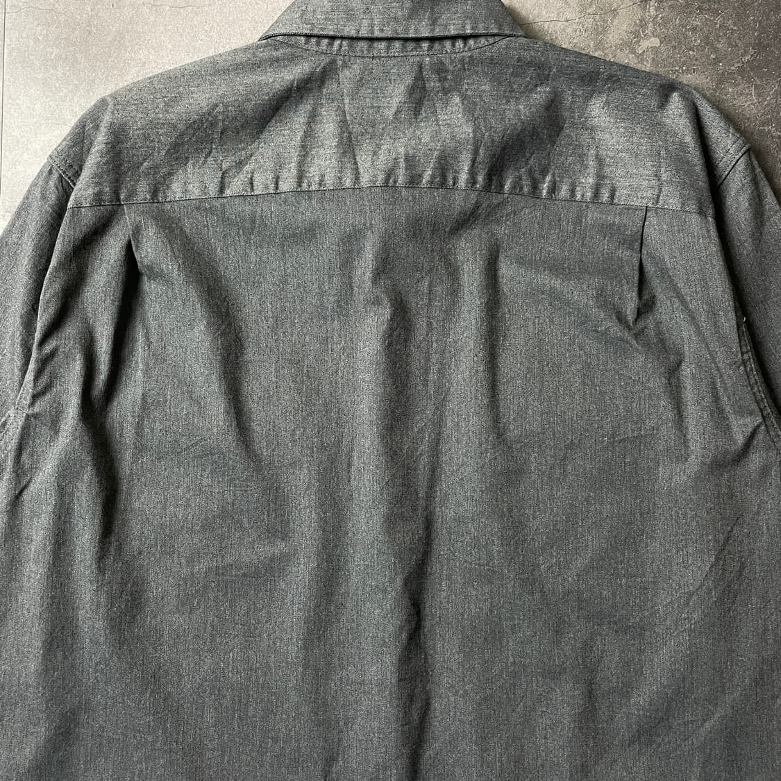 WRANGLER 랭글러 빈티지 그레이 코튼 워크 셔츠 A00612 상품이미지7