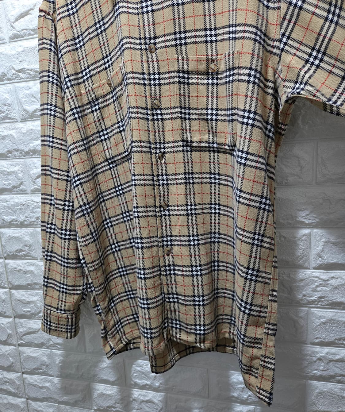 버버리 노바체크 셔츠 남방 100~105 상품이미지4