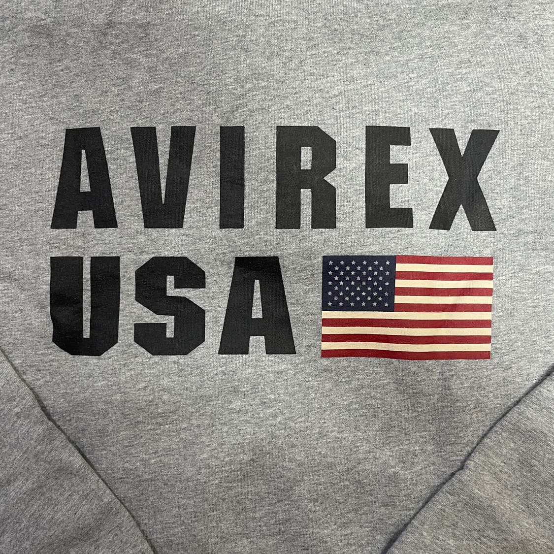 아비렉스 U.S.A. 회색 후드티 XL 상품이미지4