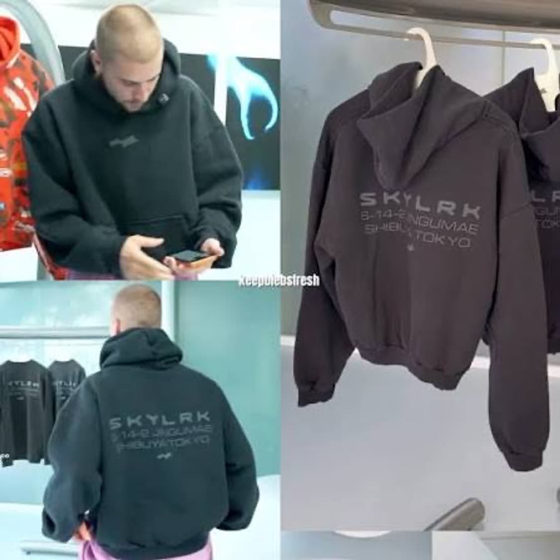 Skylrk 도쿄 팝업 후드 새상품 상품이미지2