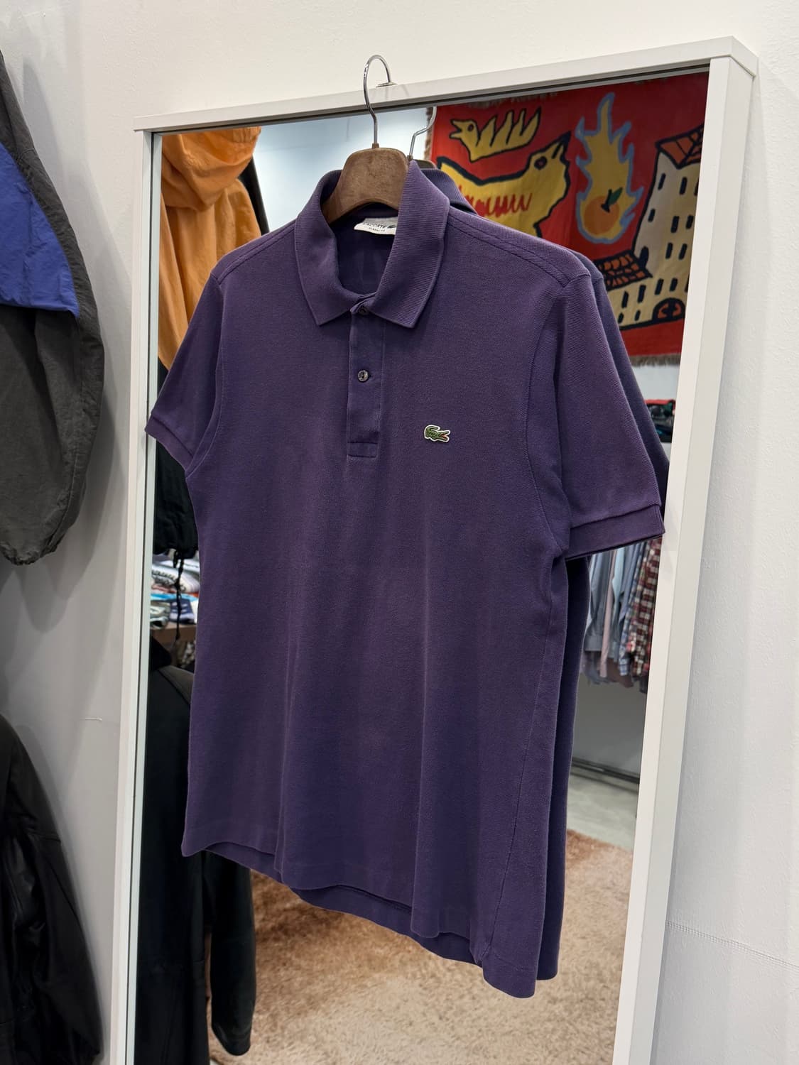 Lacoste 라코스테 카라티 pk 반팔 티셔츠 (purple) 상품이미지1