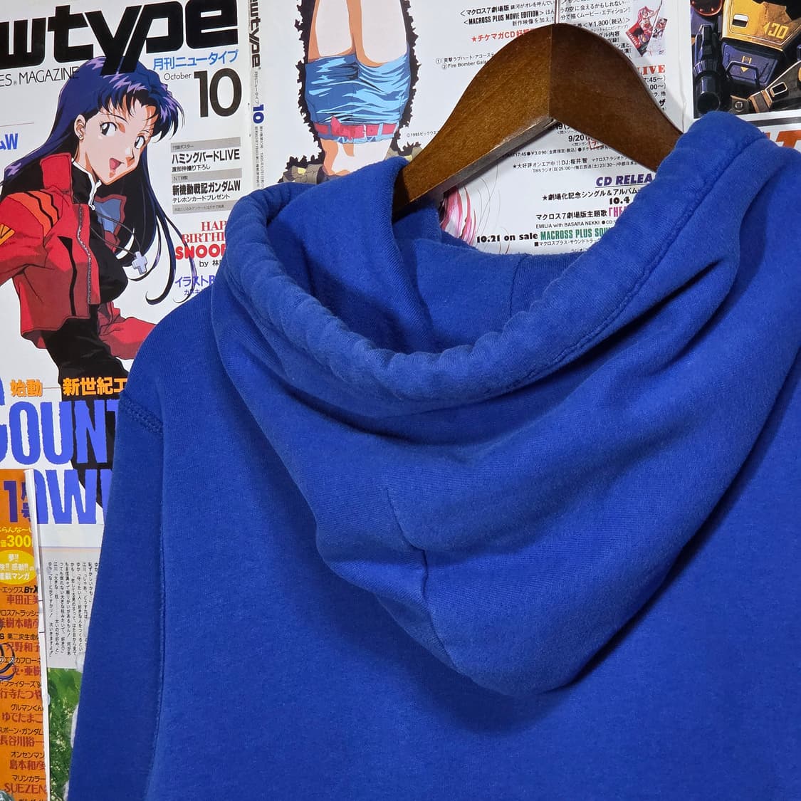 홀리스터 블루 패치 레터링 후드집업 상품이미지7