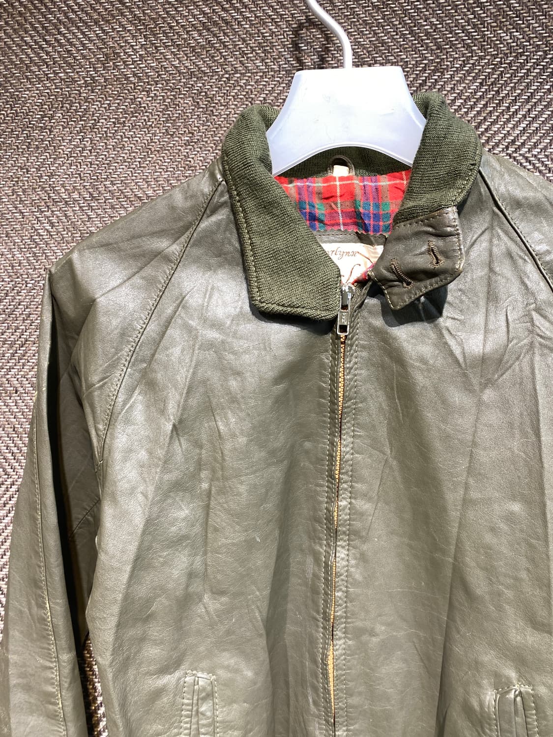 레더 해링턴자켓  상품이미지3