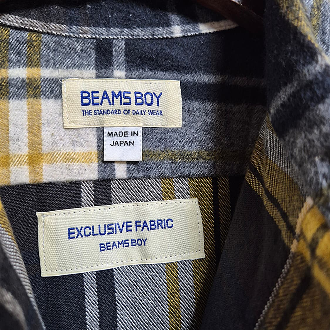 BEAMS BOY 빔즈 보이 체크셔츠 (Made In Japan) 상품이미지5