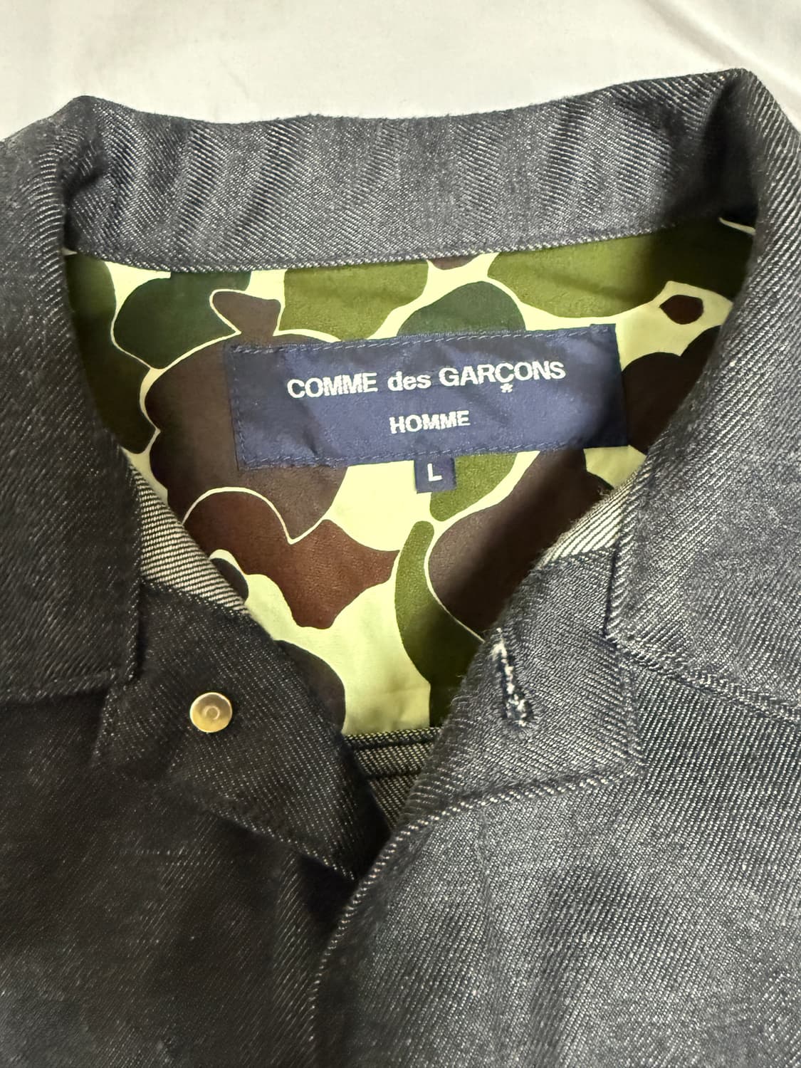 꼼데가르송 데님자캣 L 상품이미지4