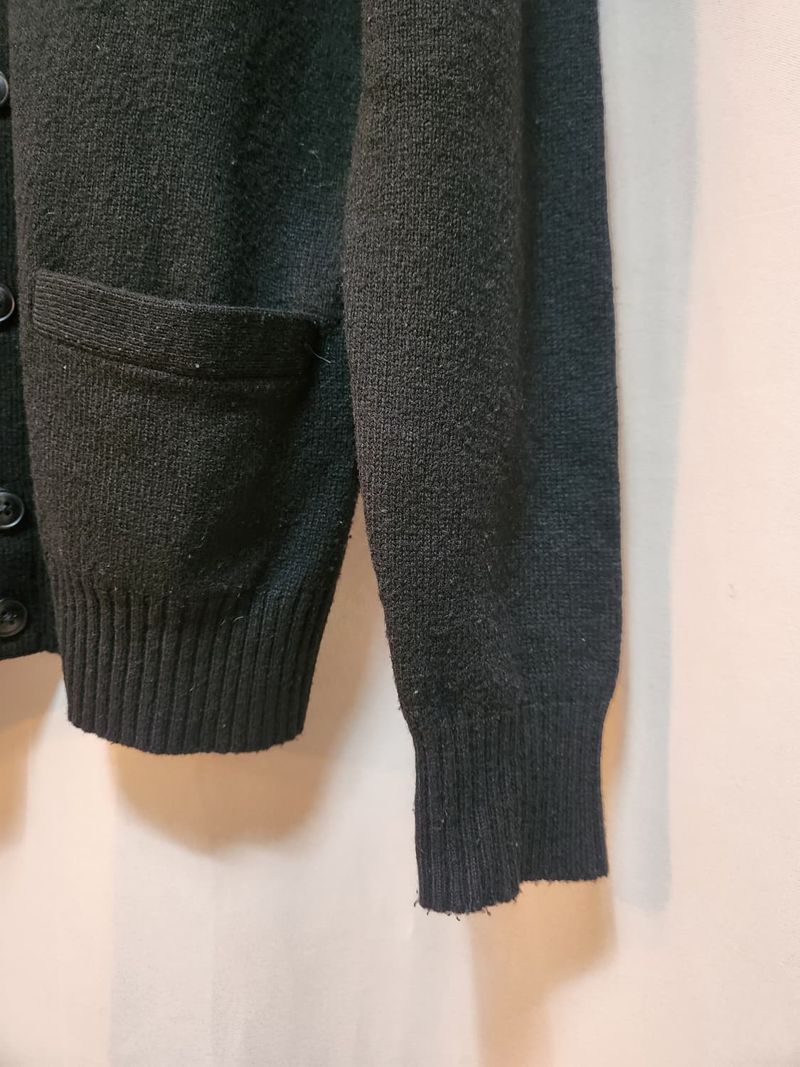 라코스테 블랙 모100%가디건 상품이미지3