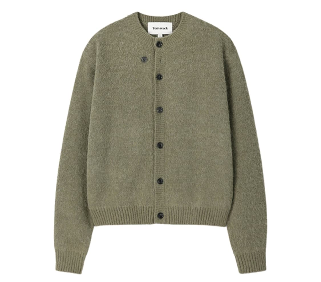 토니웩 알파카 가디건 헤지그린(XL)팝니다. 상품이미지1