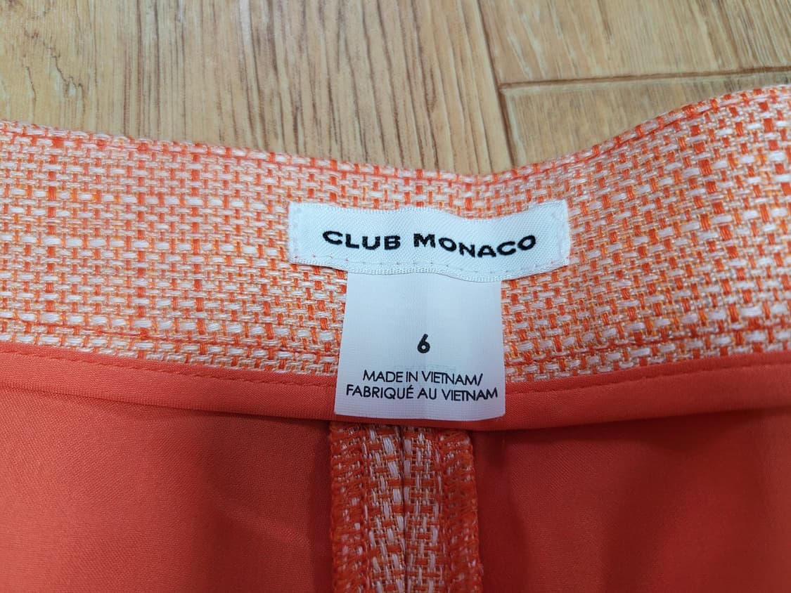 클럽모나코(Club Monaco) 린넨반바지 66 새상품 상품이미지4