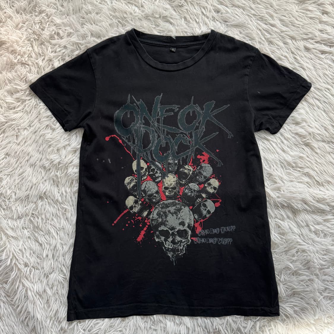 ONE OK ROCK 일본빈티디 크롭티 오리엔탈 펑크 반팔 s 38 상품이미지2