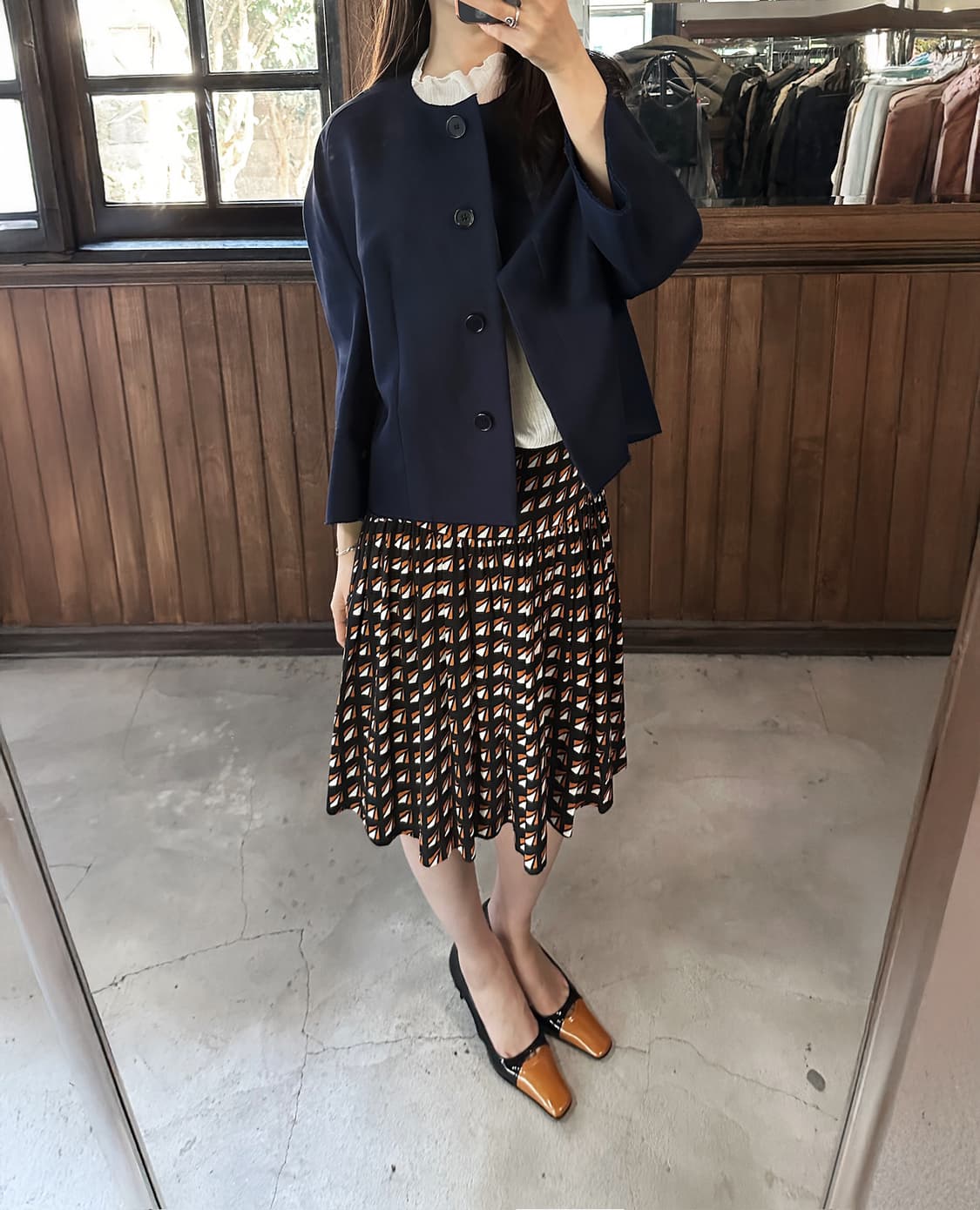 MARNI round collar detail jacket 상품이미지5