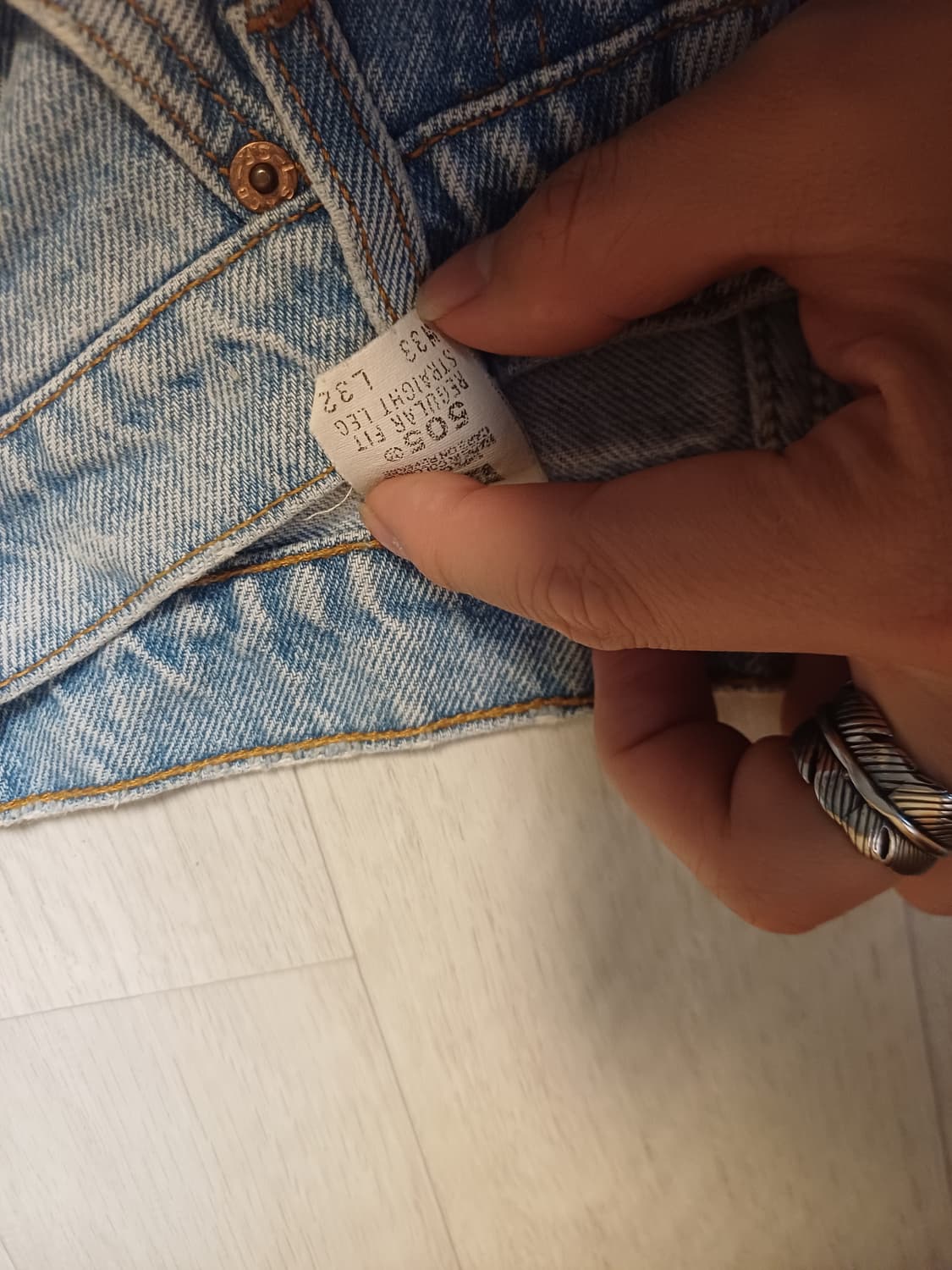 90s리바이스 505중청연청 31 32 33 34청바지데님아메카지워크웨어 상품이미지4