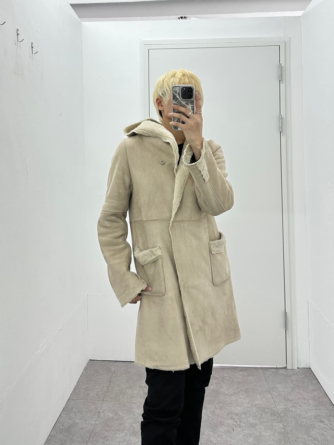 Vintage beige suede mustang 상품이미지3