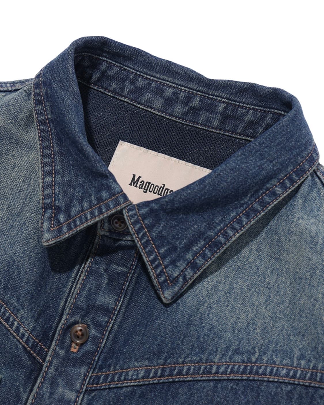 맥우드건 크롭 반팔 셔츠 s 상품이미지3