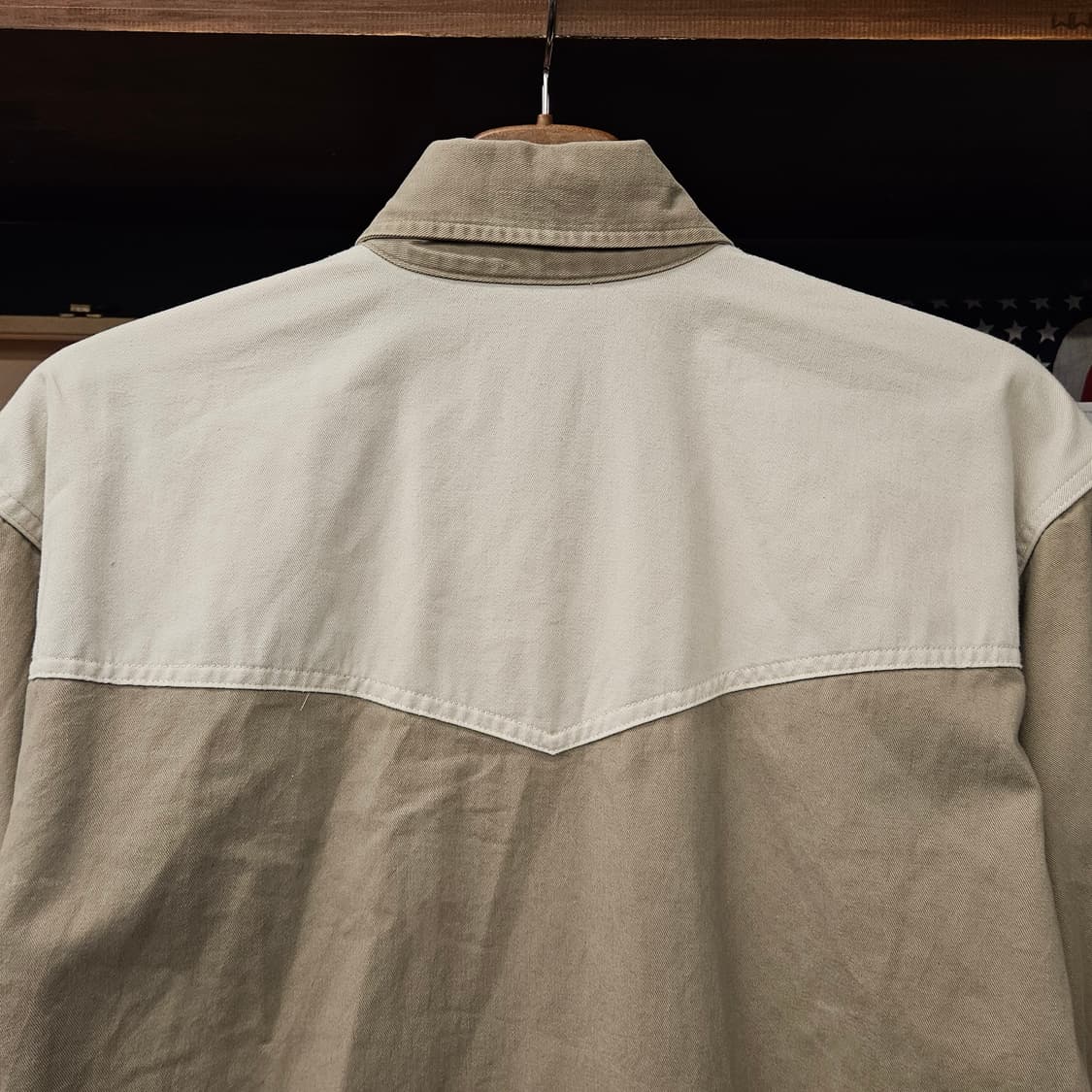 90s 클래식 웨스턴패치 체스트 포켓 워크 셔츠 N1129 상품이미지5