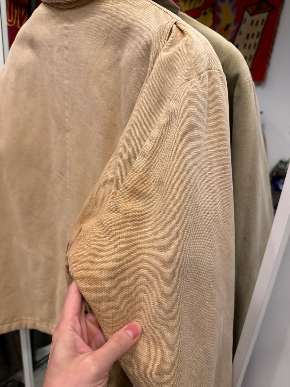 90s Bercowear 빈티지 덕 캔버스 헌팅 초어 자켓 (USA) 상품이미지6