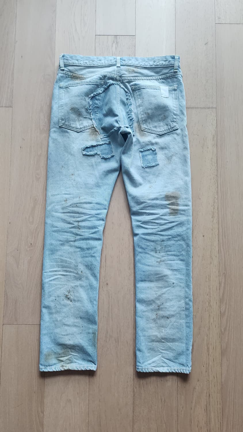 n.hoolywood 10ss 리페어 데님 팬츠 38 상품이미지2