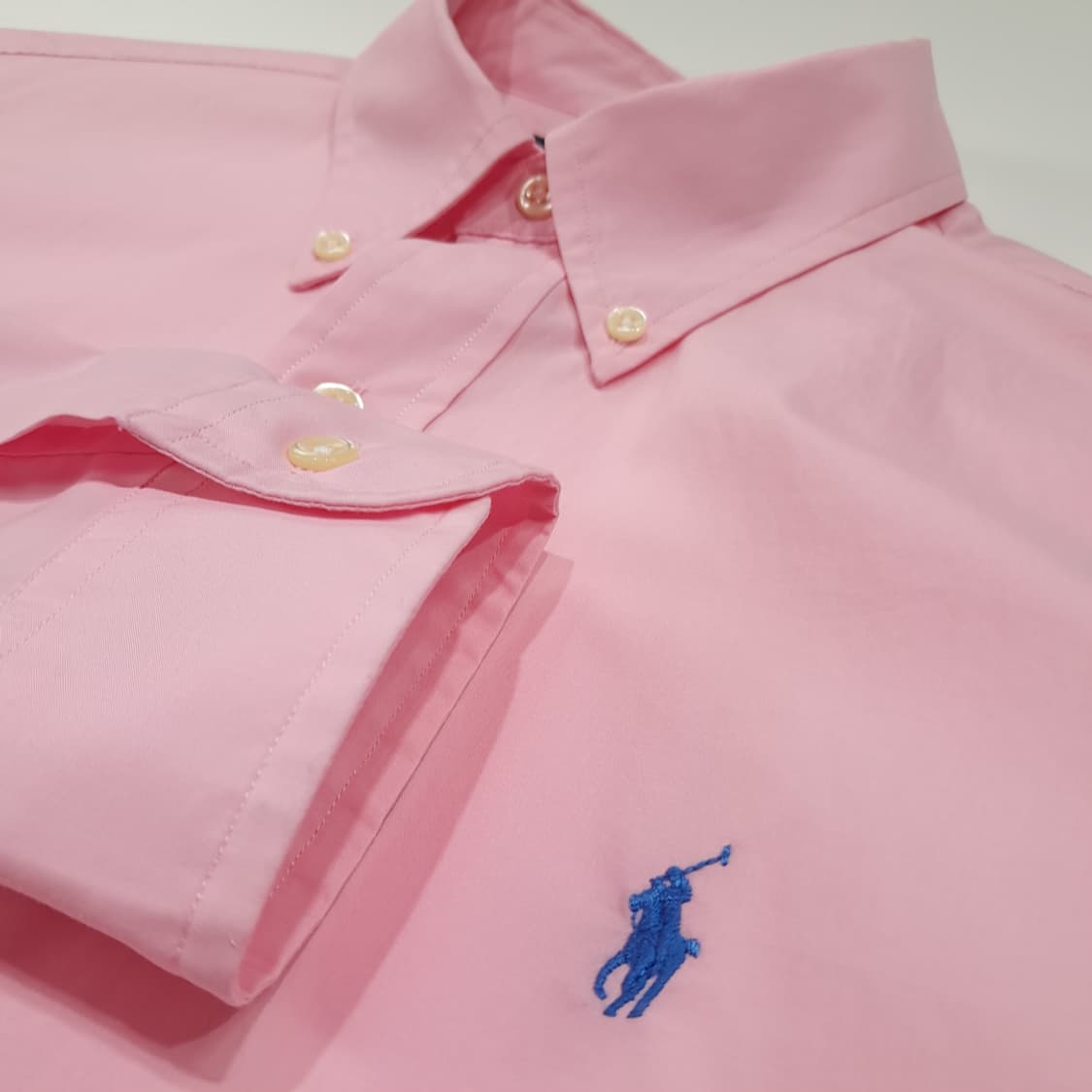 CL805 M 폴로 스트레치 블루포니 핑크 셔츠 남방 상품이미지4