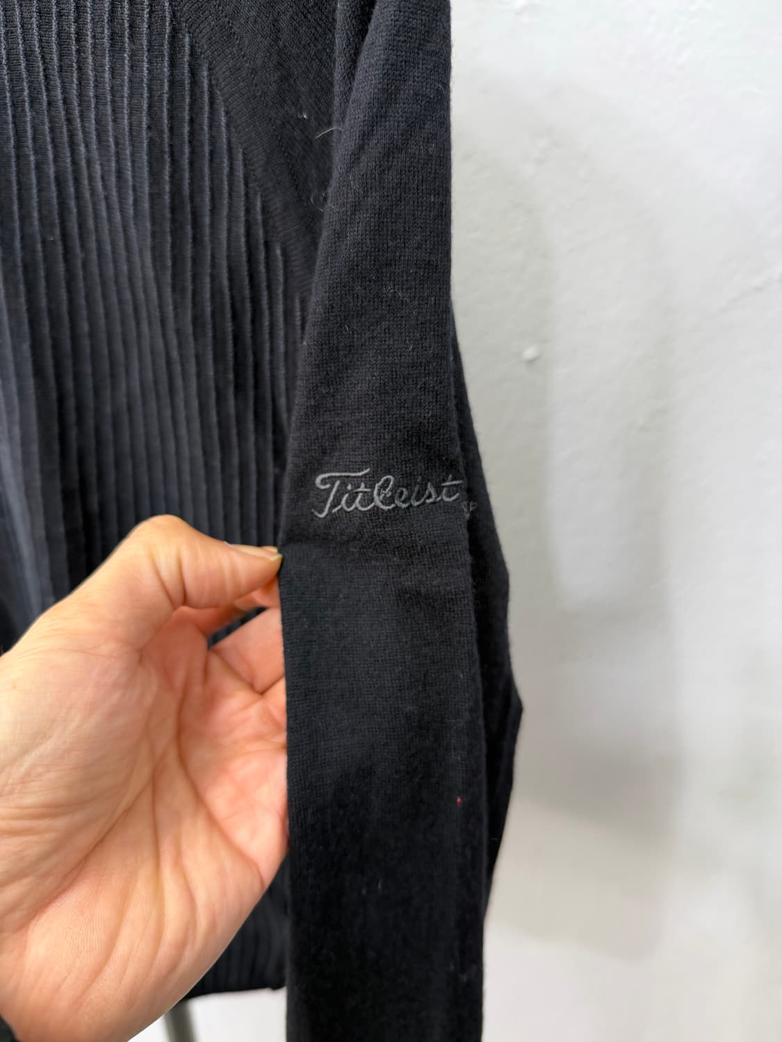 정품) 타이틀리스트 22ss 여성 니트집업 M 상품이미지3