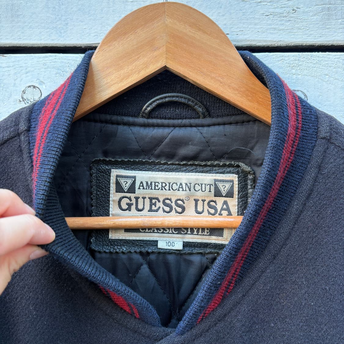 Guess 90s 게스 바시티 자켓 상품이미지6