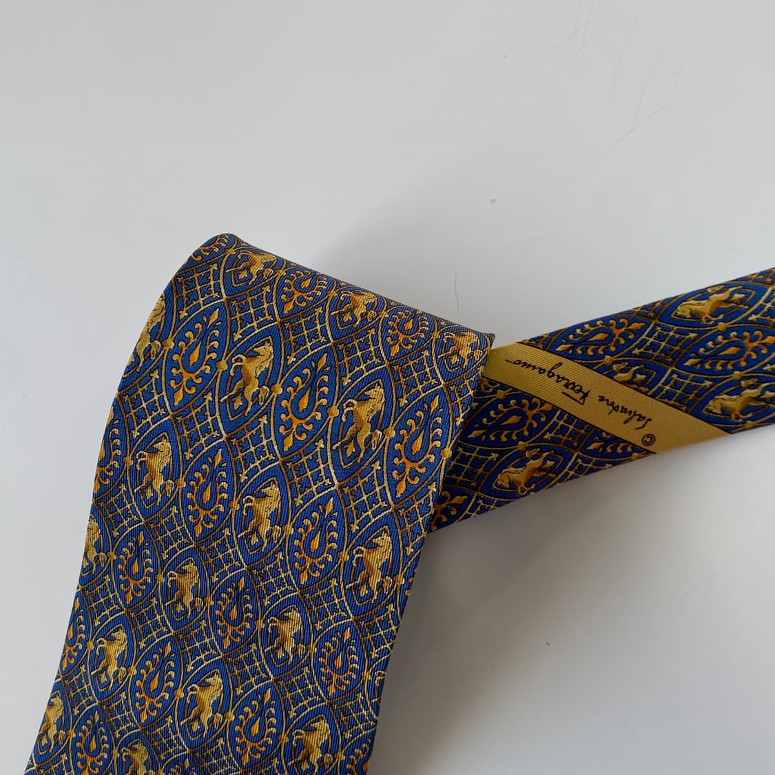 신형라벨 페레가모(Ferragamo) 명품 정품 넥타이 상품이미지5