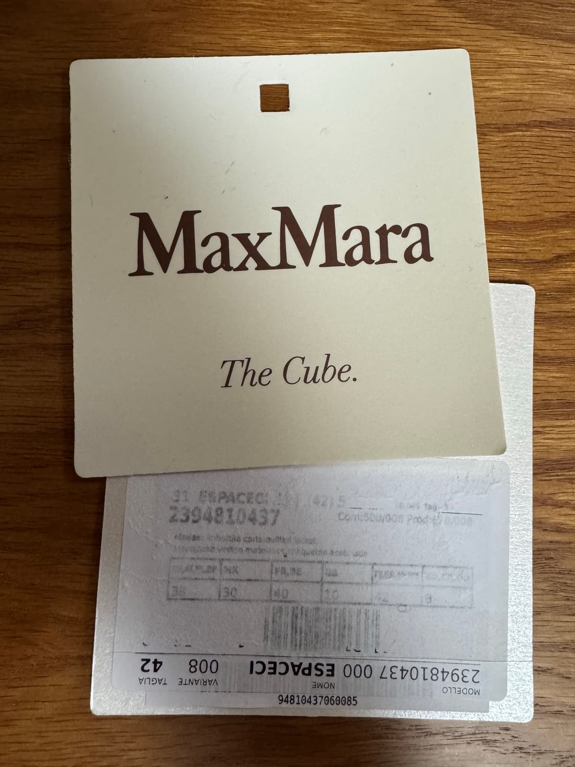 막스마라 큐브 퀼팅 패딩 42 상품이미지5