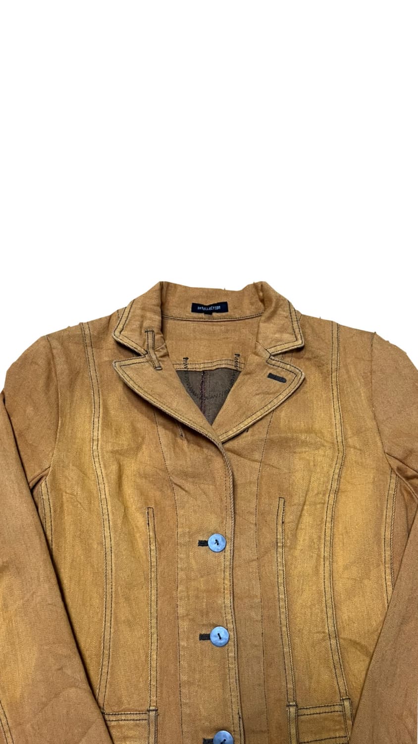 Intellection 인텔렉션 머스터드 워싱 자켓 상품이미지9
