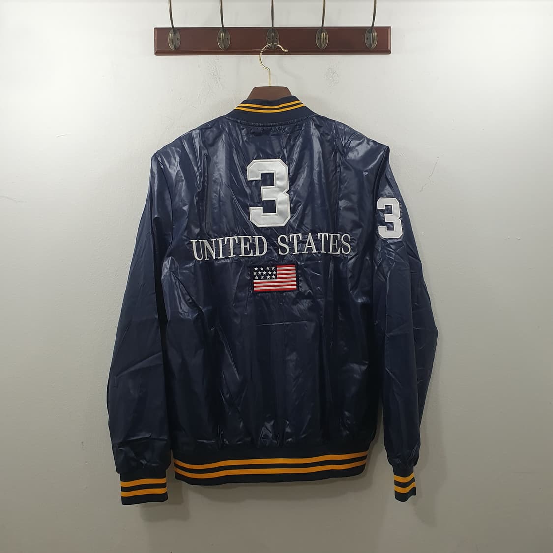 XL 폴로랄프로렌 남성 네이비 USA 빅포니 항공 점퍼 자켓 상품이미지6