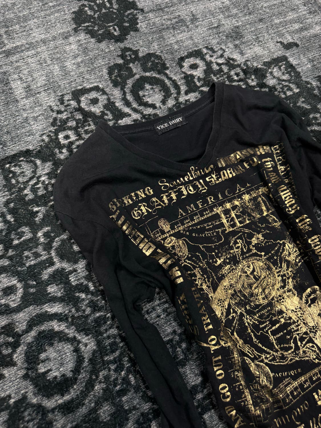 Vice fairy 00s lettering print cut sew 상품이미지2