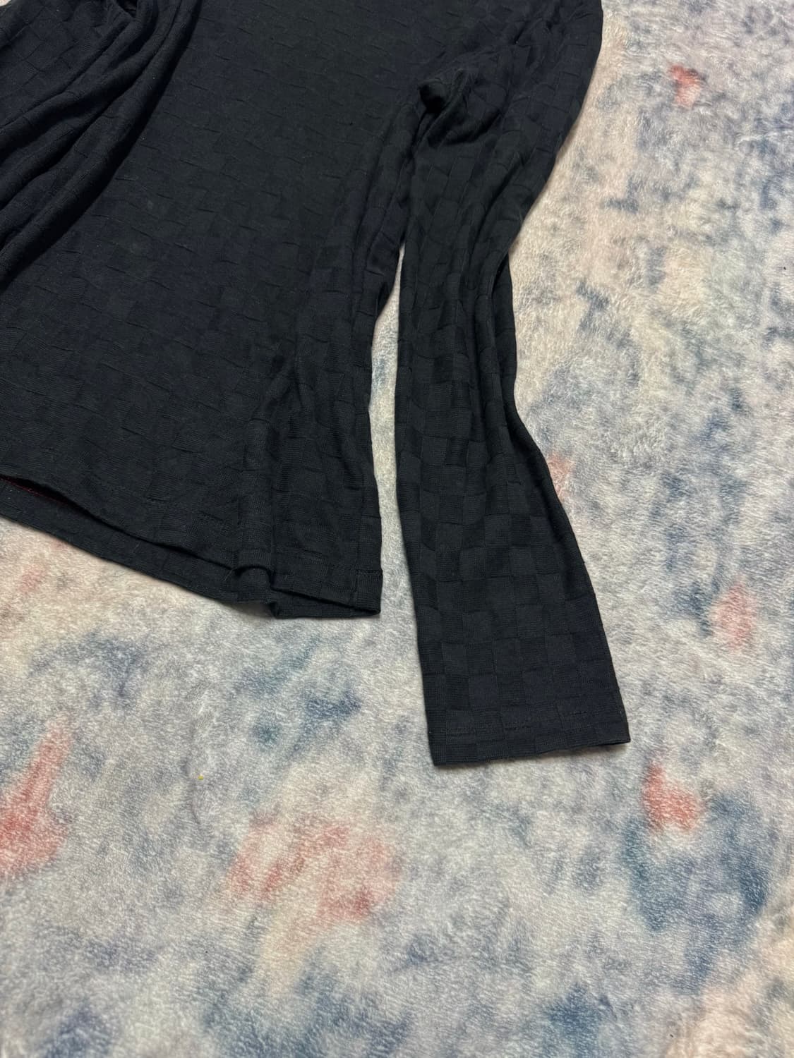 Nicole club checker board black cut sew 상품이미지6