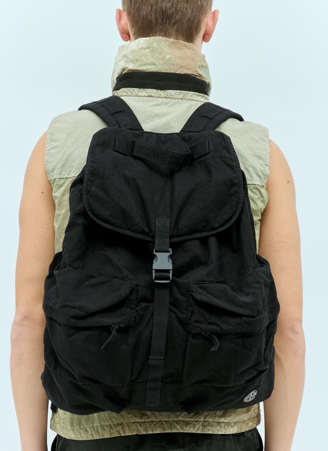 스톤아일랜드 백팩 블랙 상품이미지2