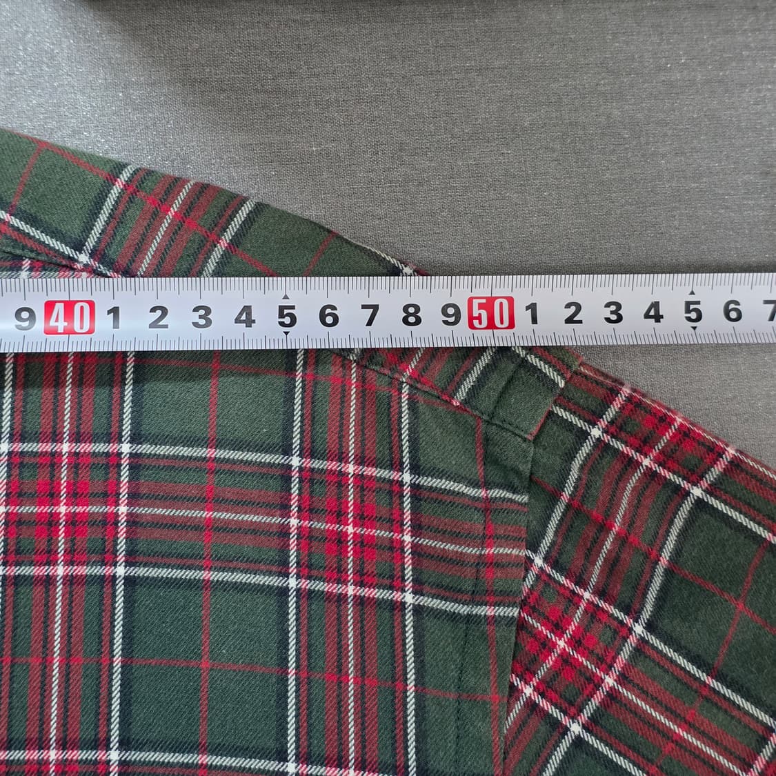 3L 105-110) 챕스 폴로 랄프로렌 체크 셔츠 다크그린 상품이미지6