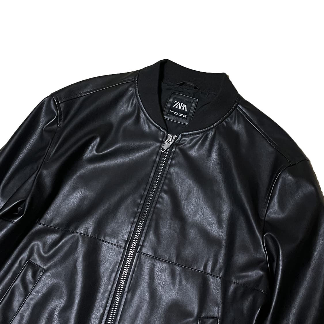 ZARA 자라 비건레더 블루종 점퍼 상품이미지3