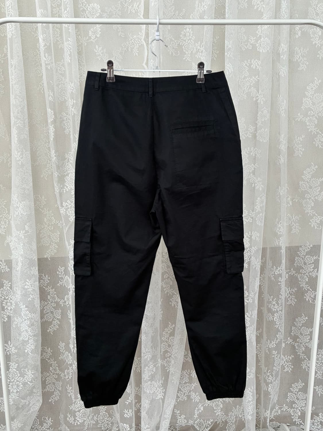 M) 아디다스 카고 조거 팬츠 블랙 상품이미지2