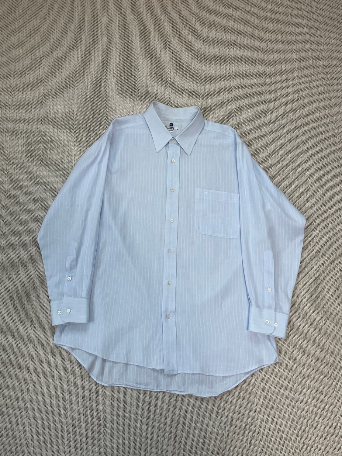 지방시 스카이블루 스트라이프 비즈니스 셔츠  J03647 상품이미지1