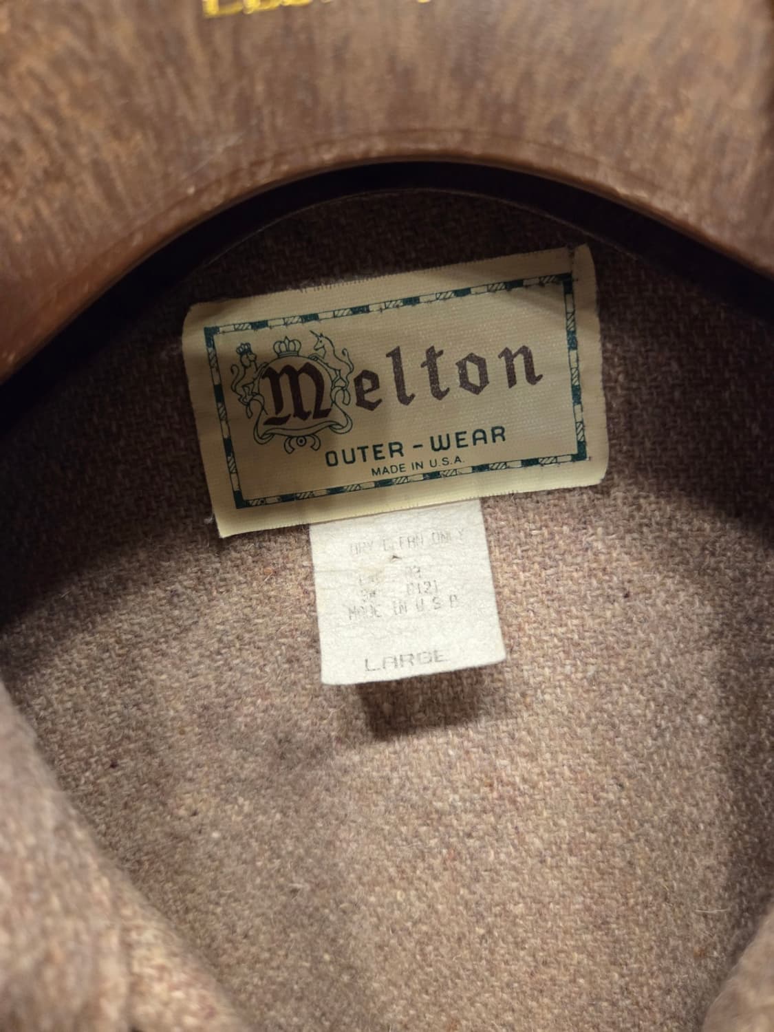 멜톤 헤비멜톤울 트러커자켓  상품이미지9