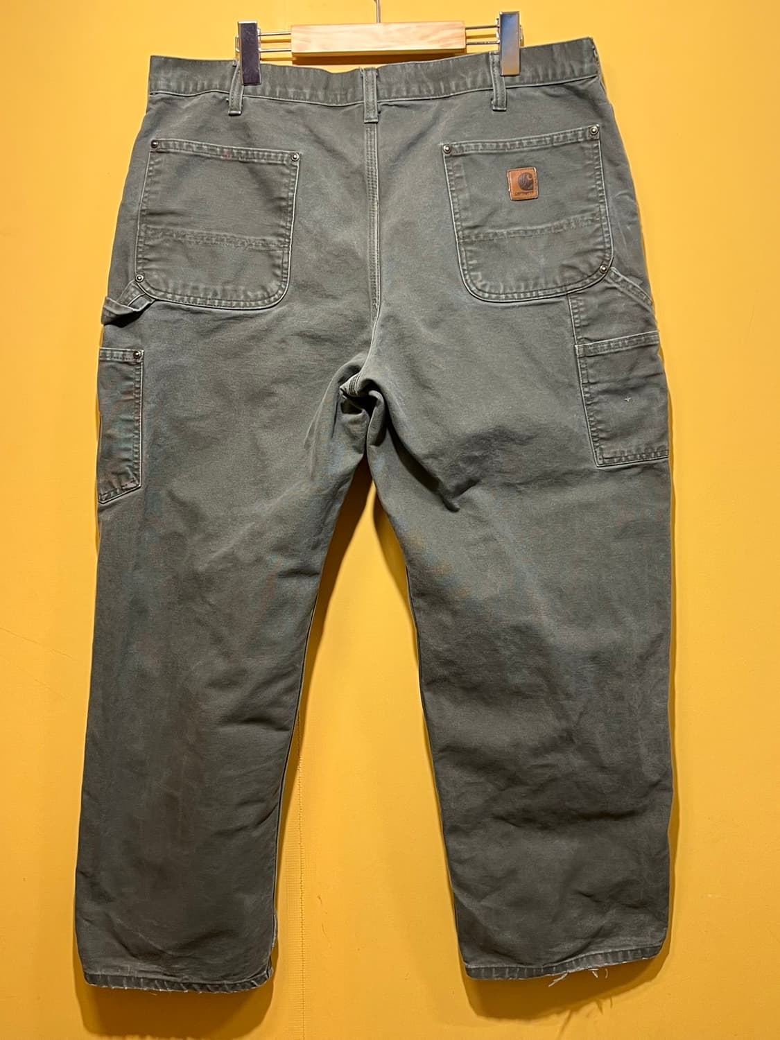 00s [38x30] 칼하트 더블니 모스 그린 워크팬츠 B136 MOS 상품이미지5