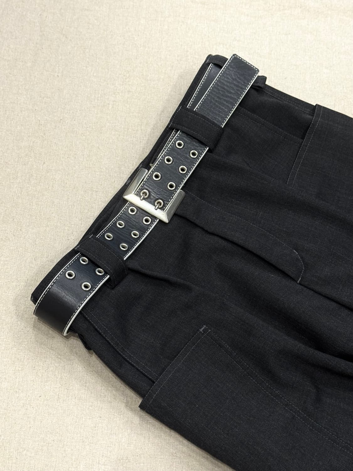 요지야마모토 더블사이드 레더 벨트 상품이미지5