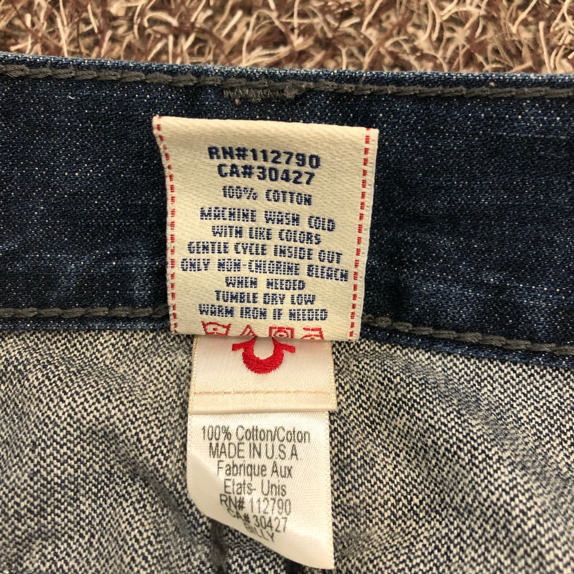 트루릴리전 Billy 빌리 워싱 플레어 부츠컷 데님 팬츠 상품이미지8