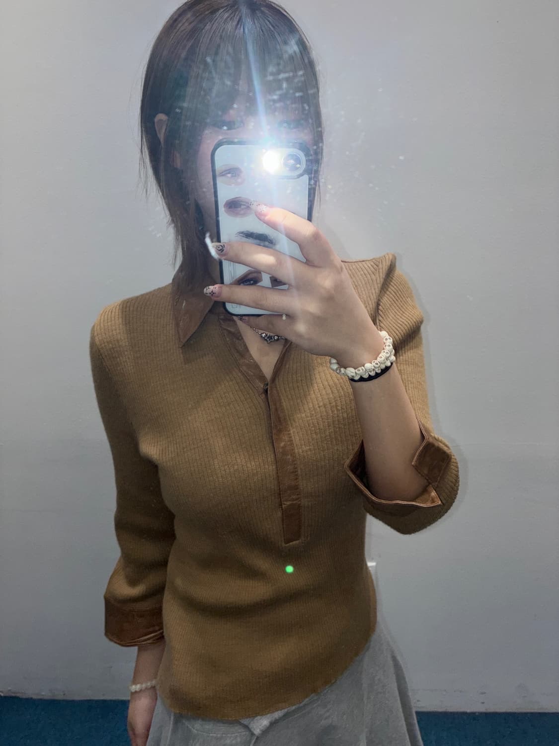 빈티지 카라 니트 상품이미지2