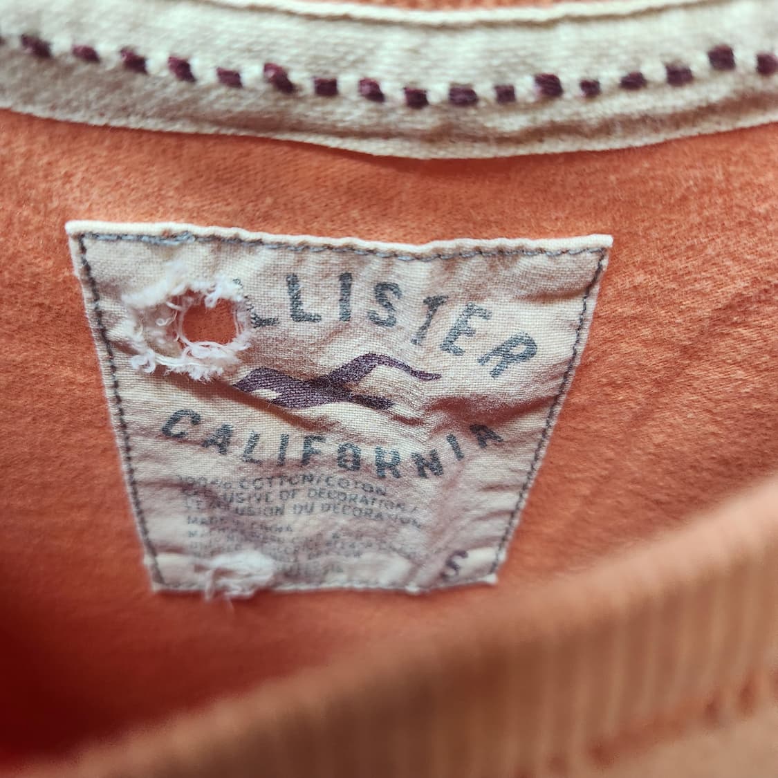 홀리스터 Y2K 빈티지 로고 반팔티 S(S) 남여공용 상품이미지5