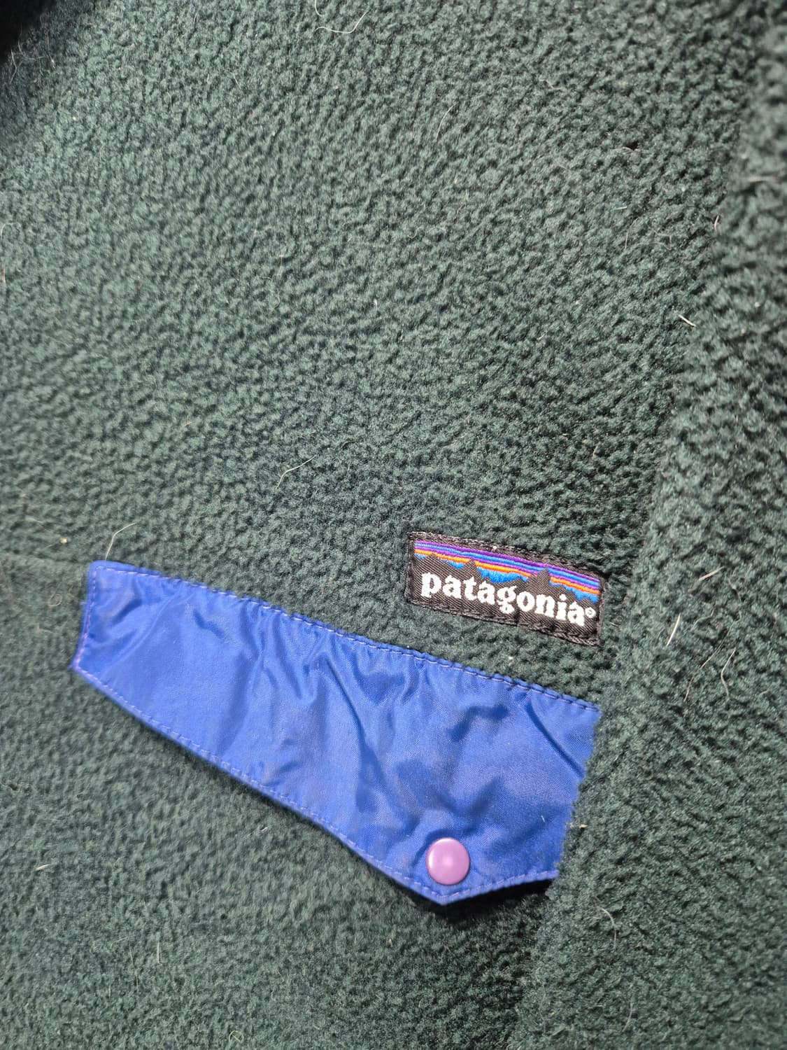 [XXL]90s 파타고니아 다크 그린 신칠라 -99 상품이미지3