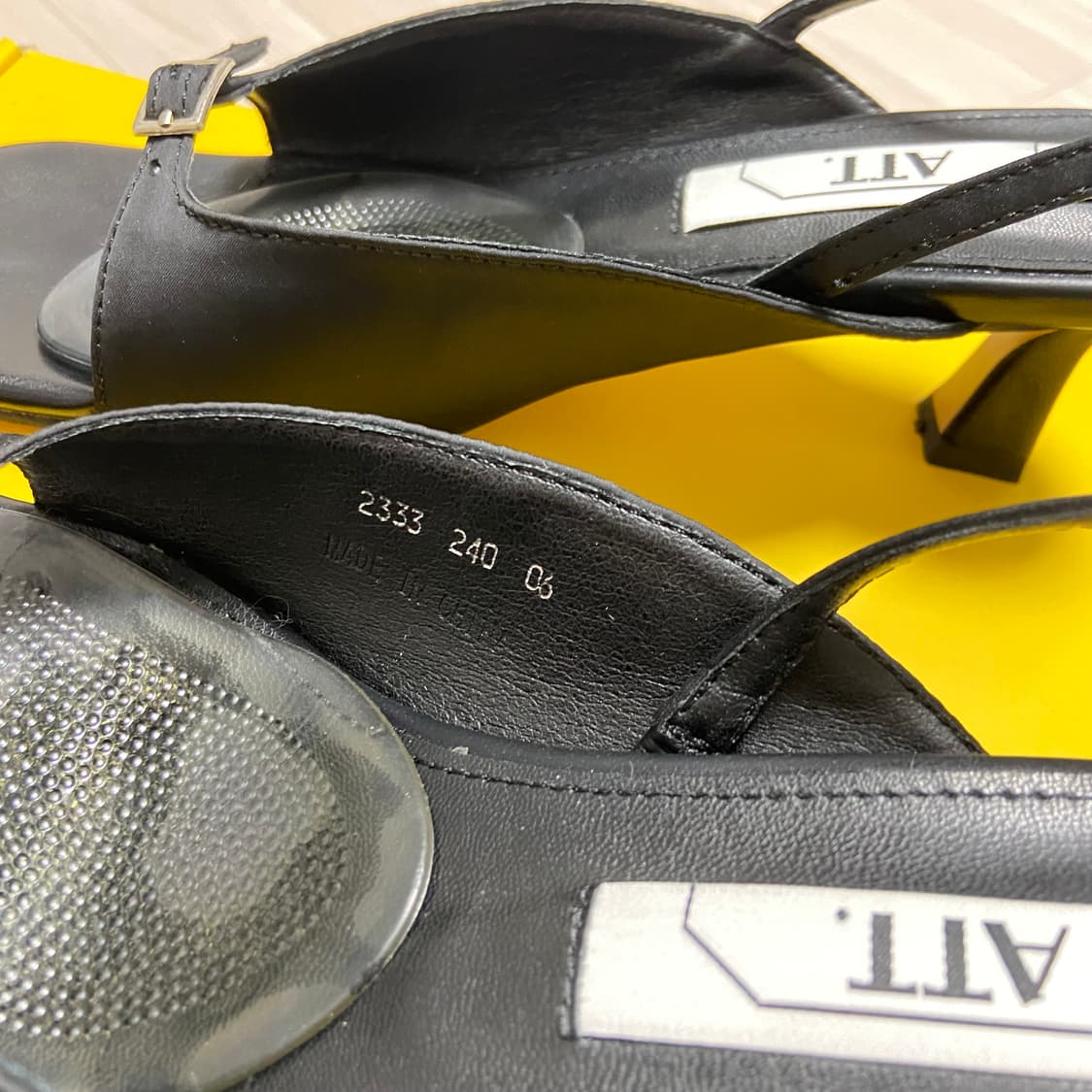 att 새틴 버클 힐 샌들 (240) 상품이미지6