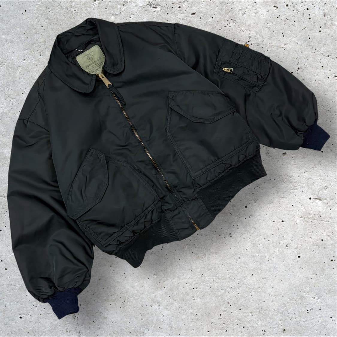 [XL] 알파인더스트리 USA 블랙 CWU-45 항공점퍼 C811 상품이미지1