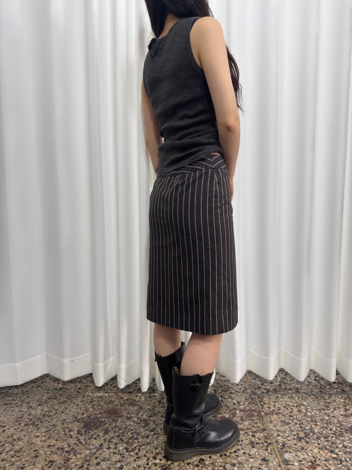stripe midi skirt 상품이미지5
