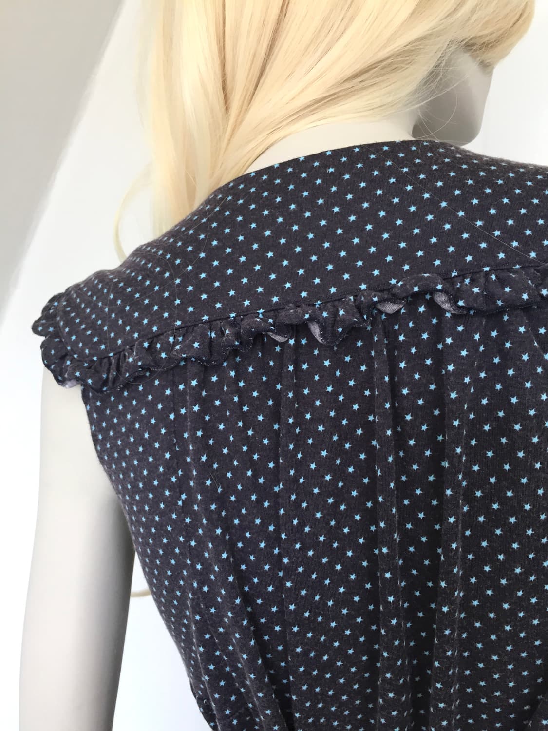 Cute Star Print Sailor Collar Dress 상품이미지9