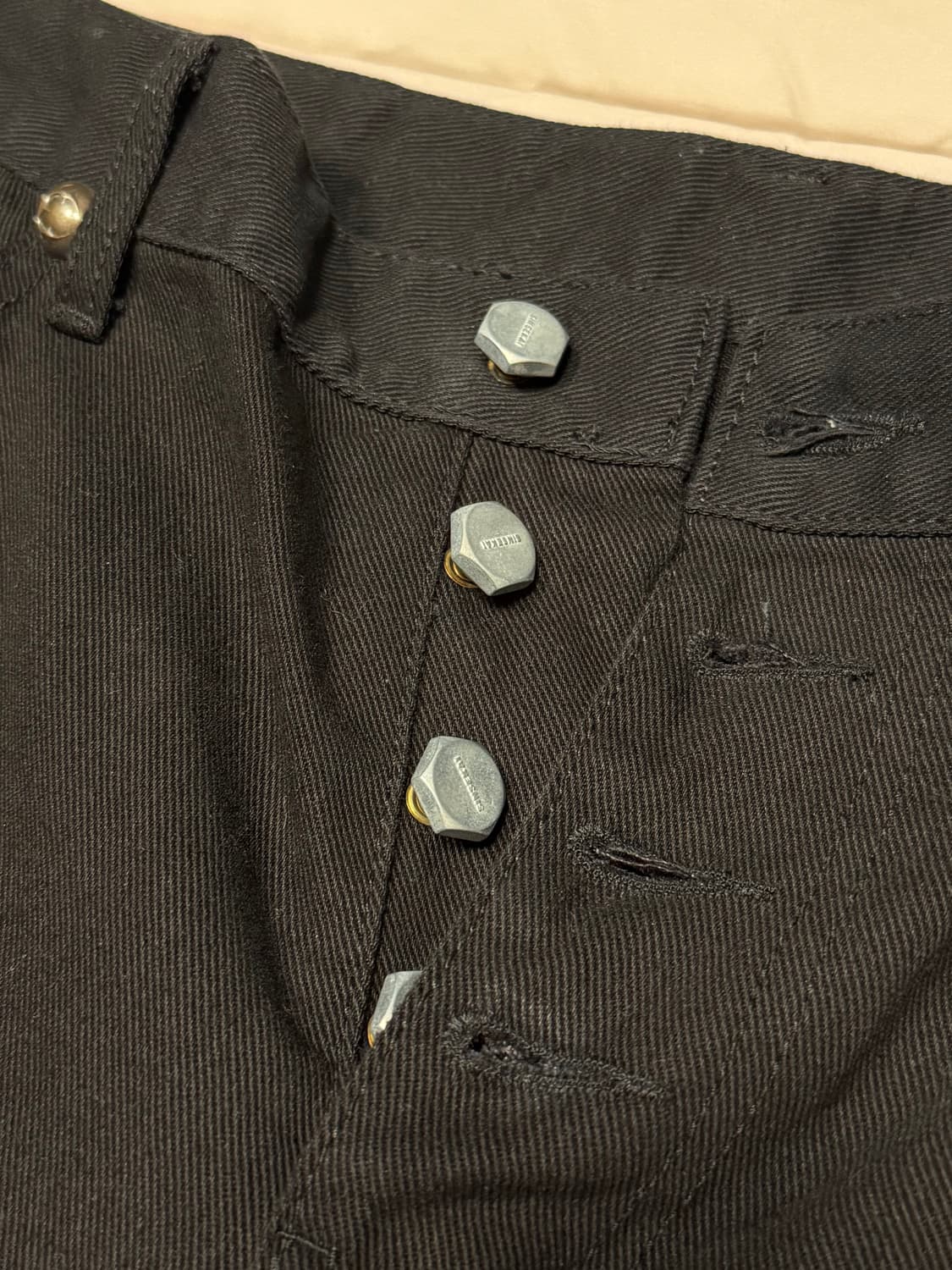 떠그클럽 TC 레더 빈티지 워싱 데님팬츠 상품이미지3