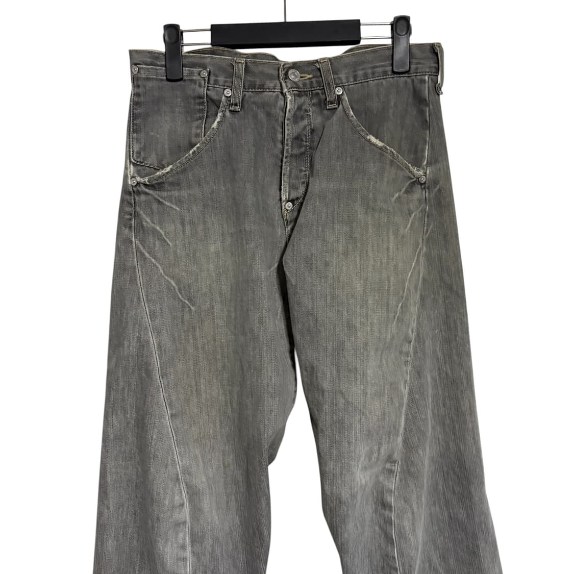 리바이스 엔지니어드진 흑청 워싱 데님팬츠 30 상품이미지4