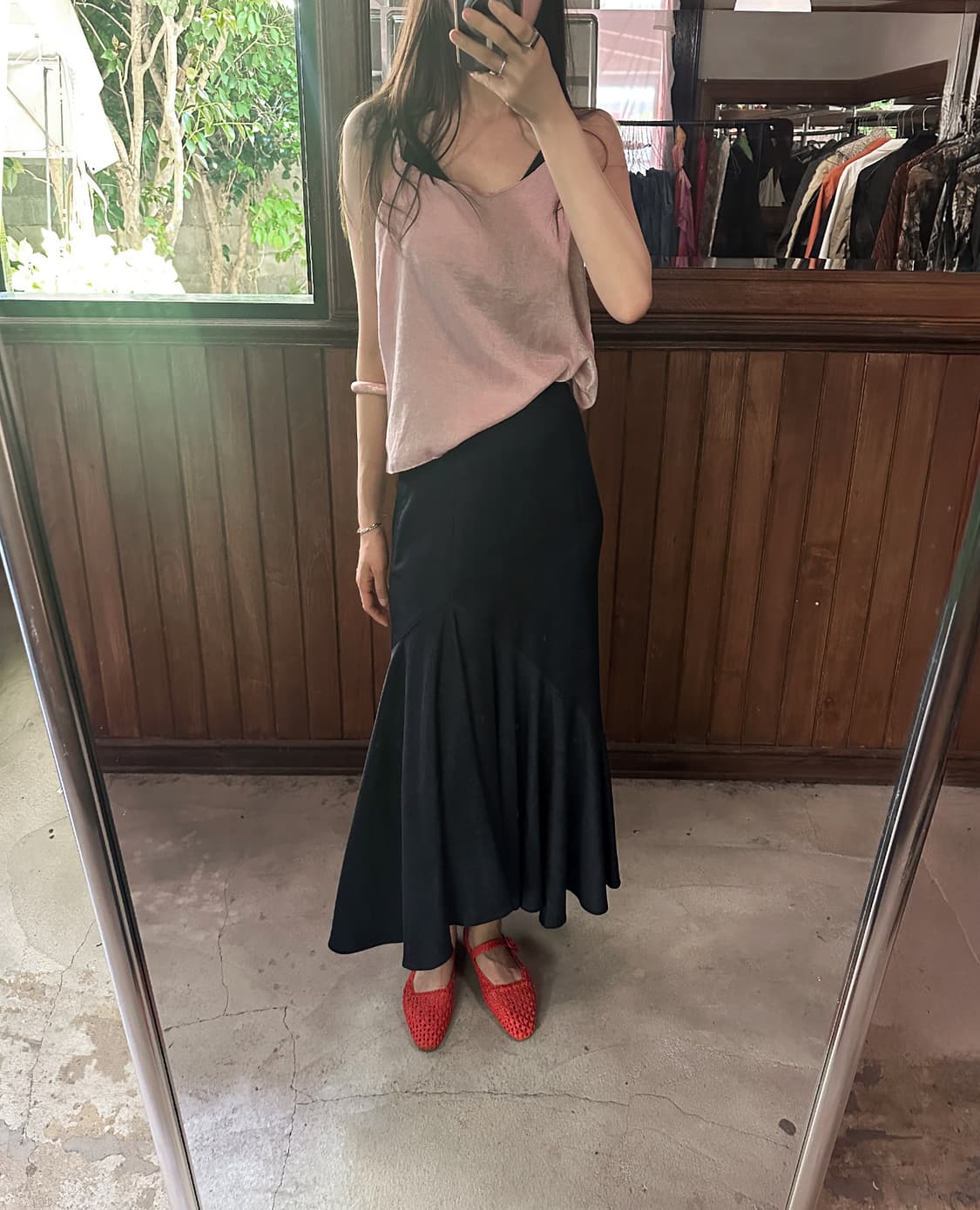 FRAY I.D navy mermaid skirt 상품이미지2