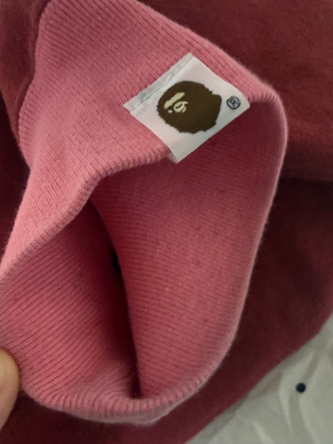 베이프 레드 카모 후드집업 M 상품이미지6